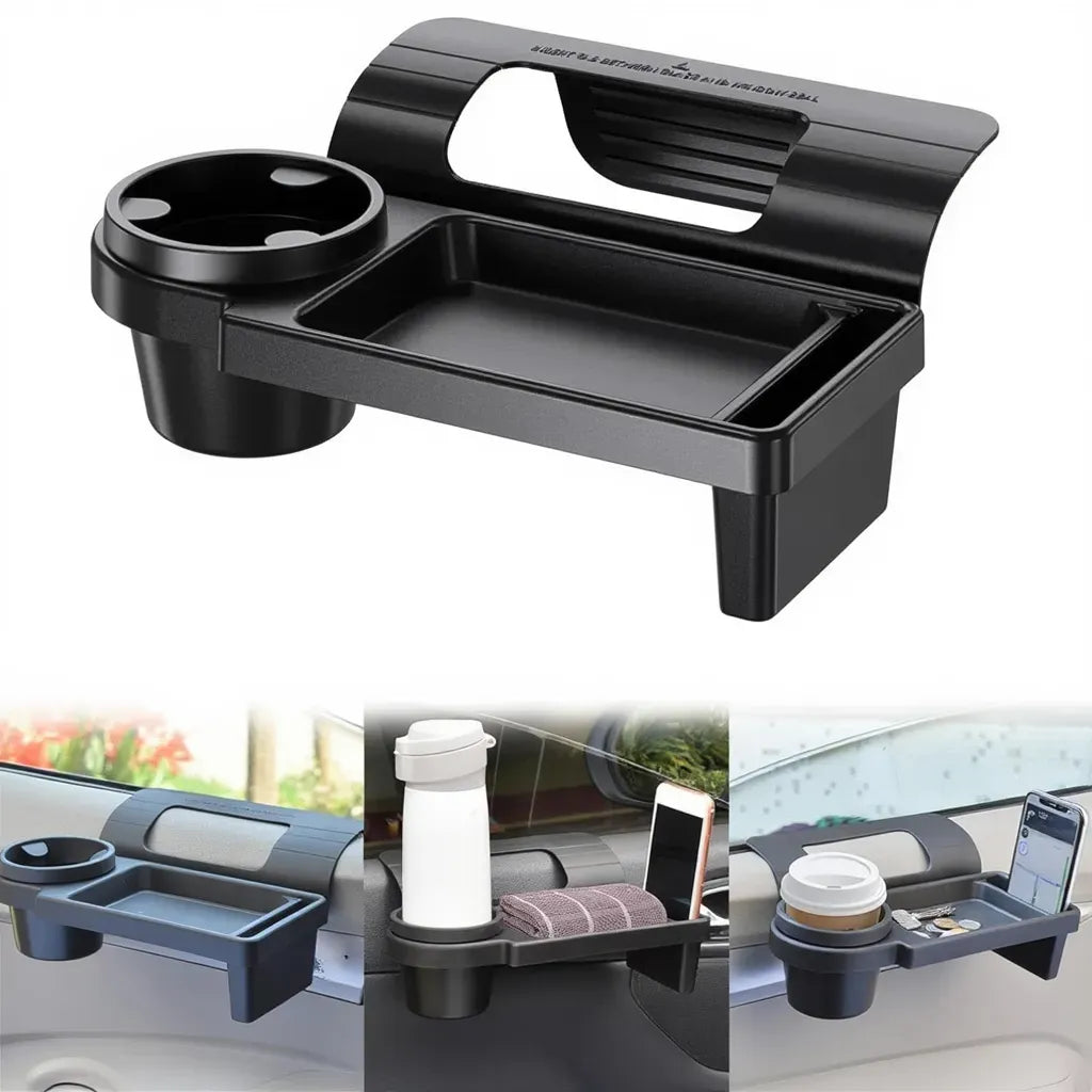 Roselli™ 3-in-1 Car Console Organizer with Cup & Phone Holder
