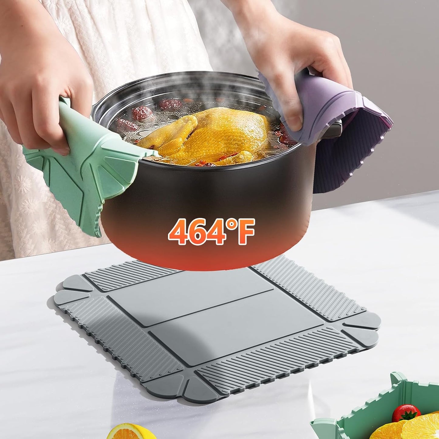 Roselli™ Magnetic Foldable Silicone Bowl — Snaps Rigid, Stores Flat