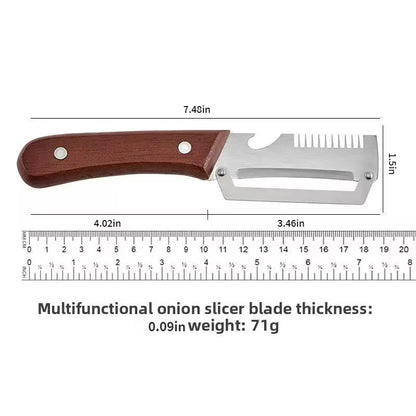 Roselli™  Wooden-Handled Stainless Steel Shredder and Peeler
