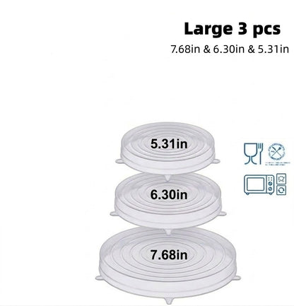 Roselli™ Reusable Silicone Lids — 6 PCS Stretch Bowl & Pot Covers