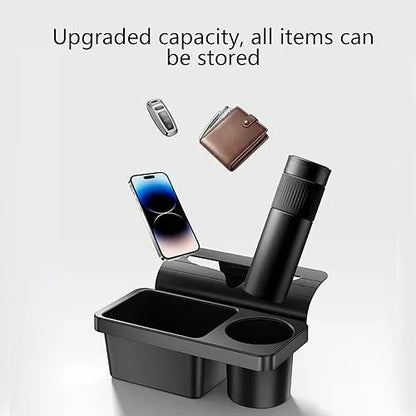 Roselli™ 3-in-1 Car Console Organizer with Cup & Phone Holder