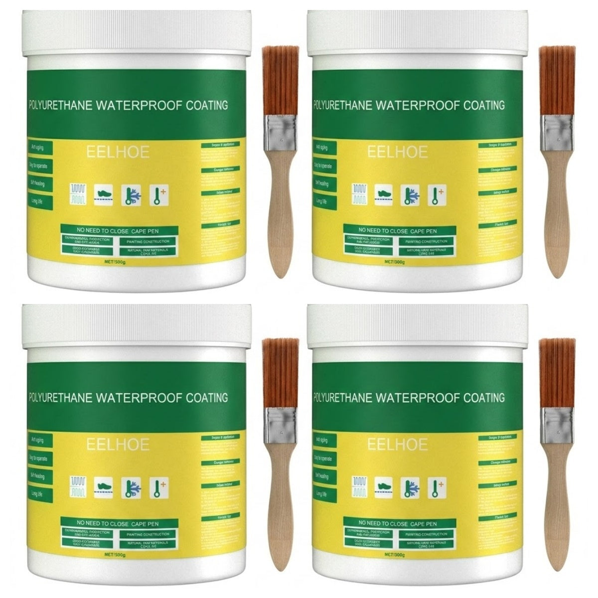 Roselli™ Polyurethane Waterproof Coating - Save Your Roof & Walls