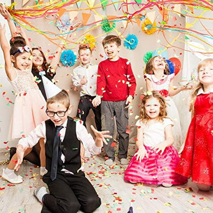 🎉Roselli™ No Mess Streamers Poppers- Hand Throw Streamers Paper Crackers🎉