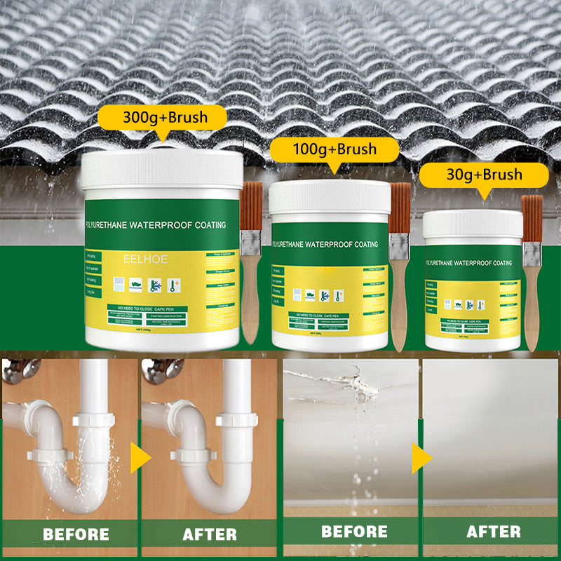 Roselli™ Polyurethane Waterproof Coating - Save Your Roof & Walls (Offer)
