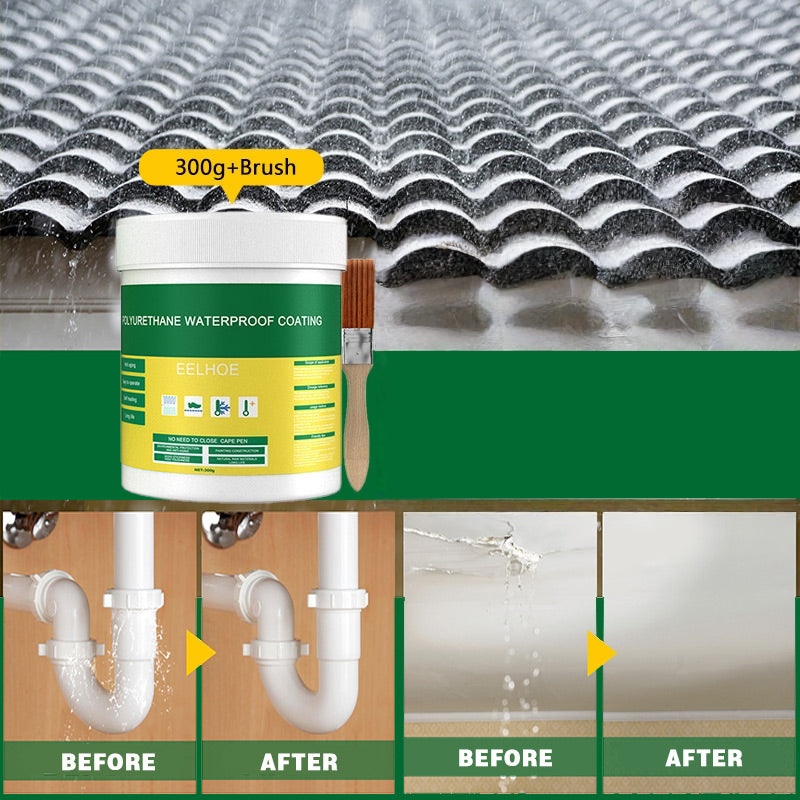 Roselli™ Polyurethane Waterproof Coating - Save Your Roof & Walls