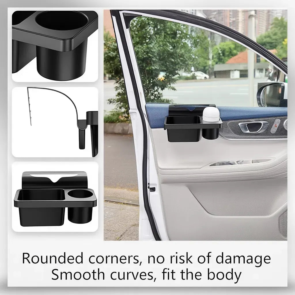 Roselli™ 3-in-1 Car Console Organizer with Cup & Phone Holder