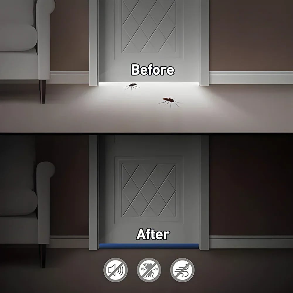 Roselli™ Door Guard And Gap Seal Protector-Under Door Draft Noise Blocker