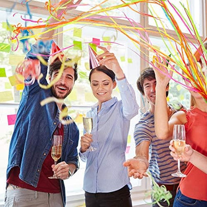 🎉Roselli™ No Mess Streamers Poppers- Hand Throw Streamers Paper Crackers🎉