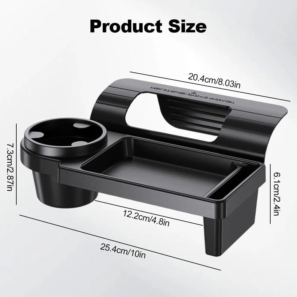 Roselli™ 3-in-1 Car Console Organizer with Cup & Phone Holder