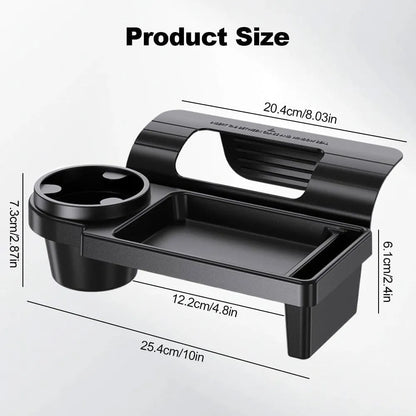 Roselli™ 3-in-1 Car Console Organizer with Cup & Phone Holder