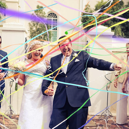 🎉Roselli™ No Mess Streamers Poppers- Hand Throw Streamers Paper Crackers🎉