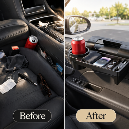 Roselli™ 3-in-1 Car Console Organizer: The "Zero-Friction" Cockpit Defender