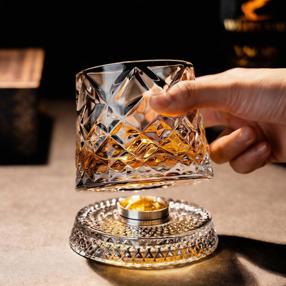 Roselli™ Rotating Whiskey Glass