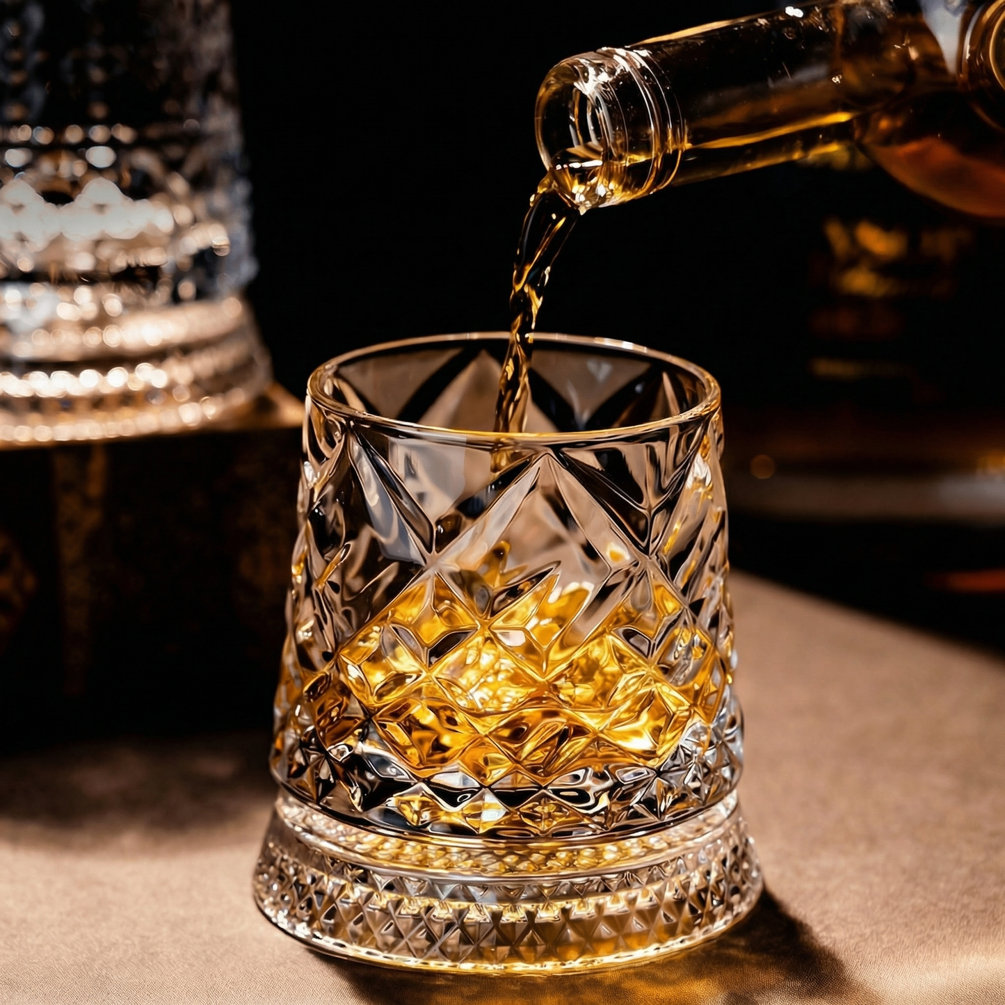 Roselli™ Rotating Whiskey Glass