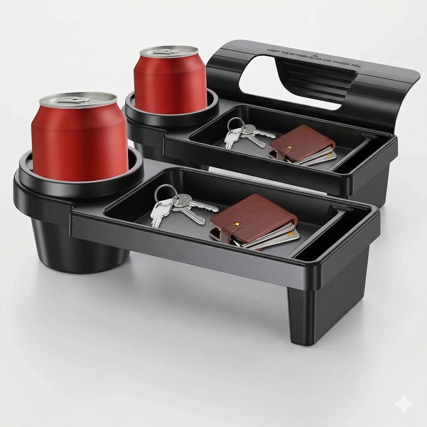 Roselli™ 3-in-1 Car Console Organizer with Cup & Phone Holder (Offer)