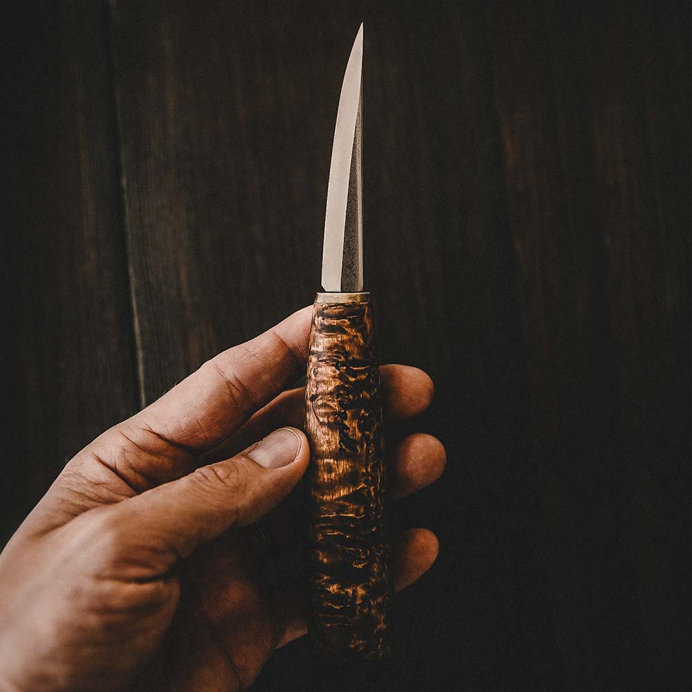 Carving knife, long blade