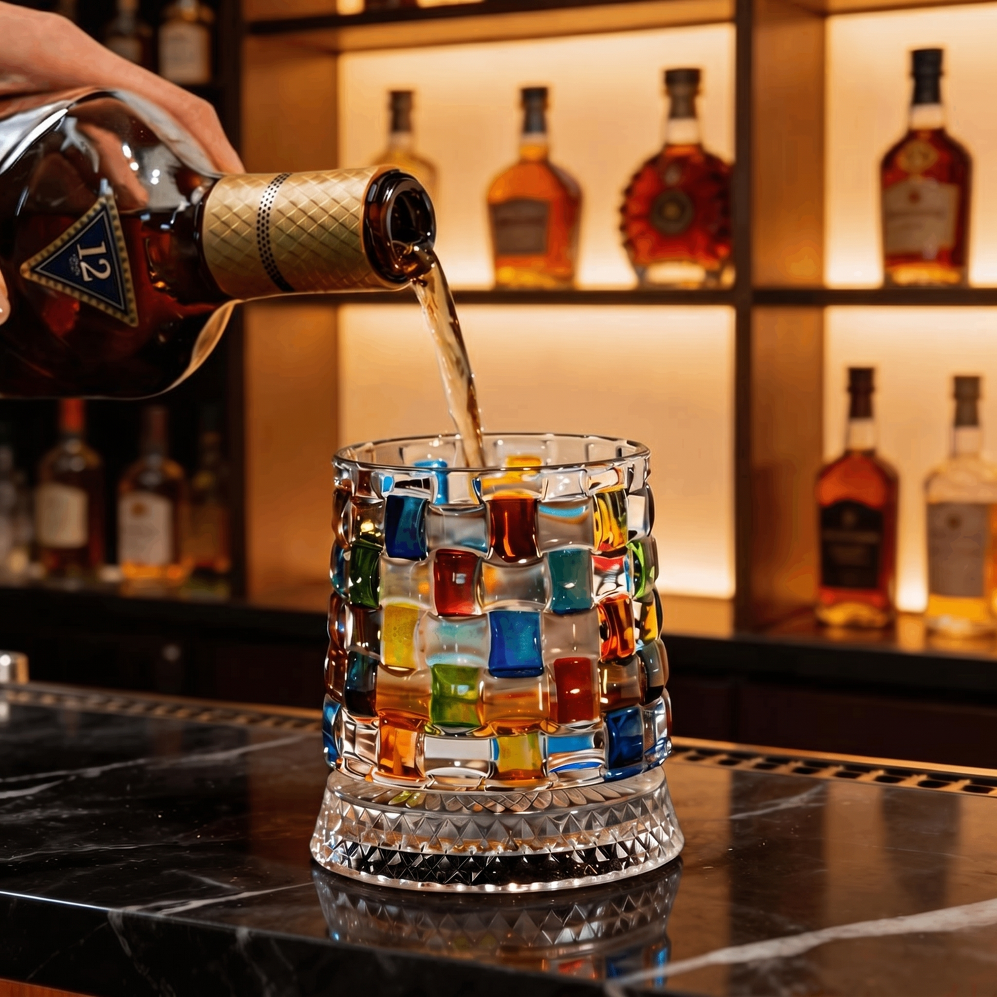 Roselli™ Rotating Whiskey Glass