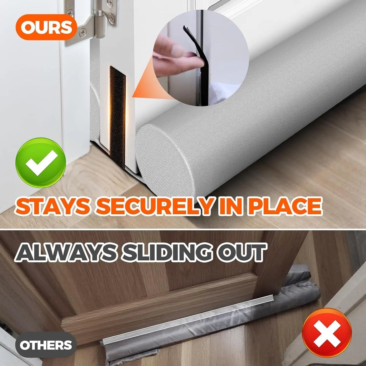 Roselli™ Door Guard And Gap Seal Protector-Under Door Draft Noise Blocker