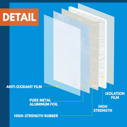🏠Roselli™ Super Waterproof Butyl Rubber Tape - Save Your Roof, Pipe, & RV