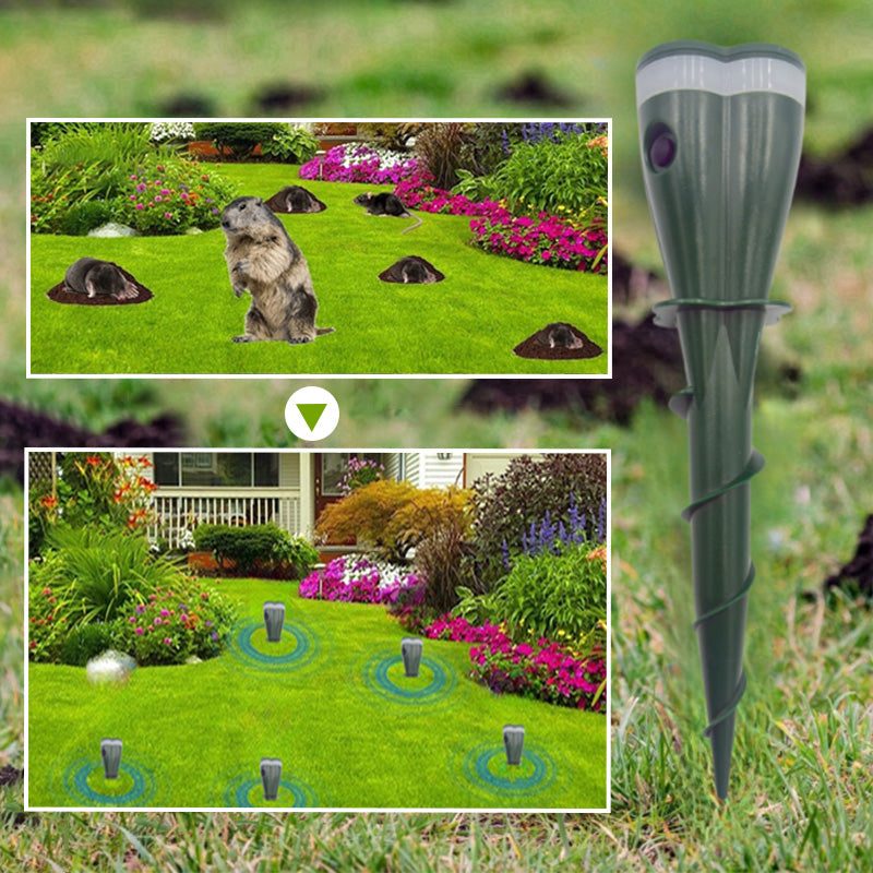 Roselli™ Solar Powered Waterproof Screw Mole Repellent