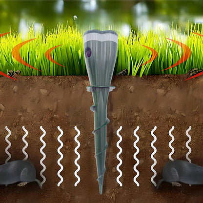 Roselli™ Solar Powered Waterproof Screw Mole Repellent