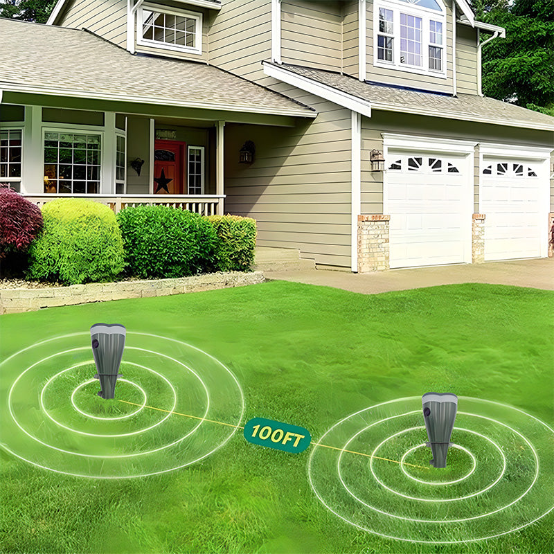 Roselli™ Solar Powered Waterproof Screw Mole Repellent