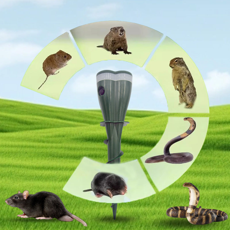 Roselli™ Solar Powered Waterproof Screw Mole Repellent
