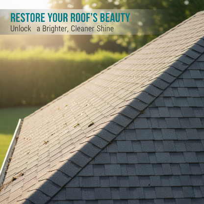Roselli™ Roof Moss & Algae Cleaner Spray – Spray, Rinse, and Watch It Shine! 🏠✨ Tough on moss, gentle on plants – a cleaner roof in minutes. 🌿💧